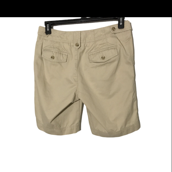 Eddie Bauer Khaki Vashon Fit Bermuda Chino Shorts, Size 8 - Picture 2 of 5